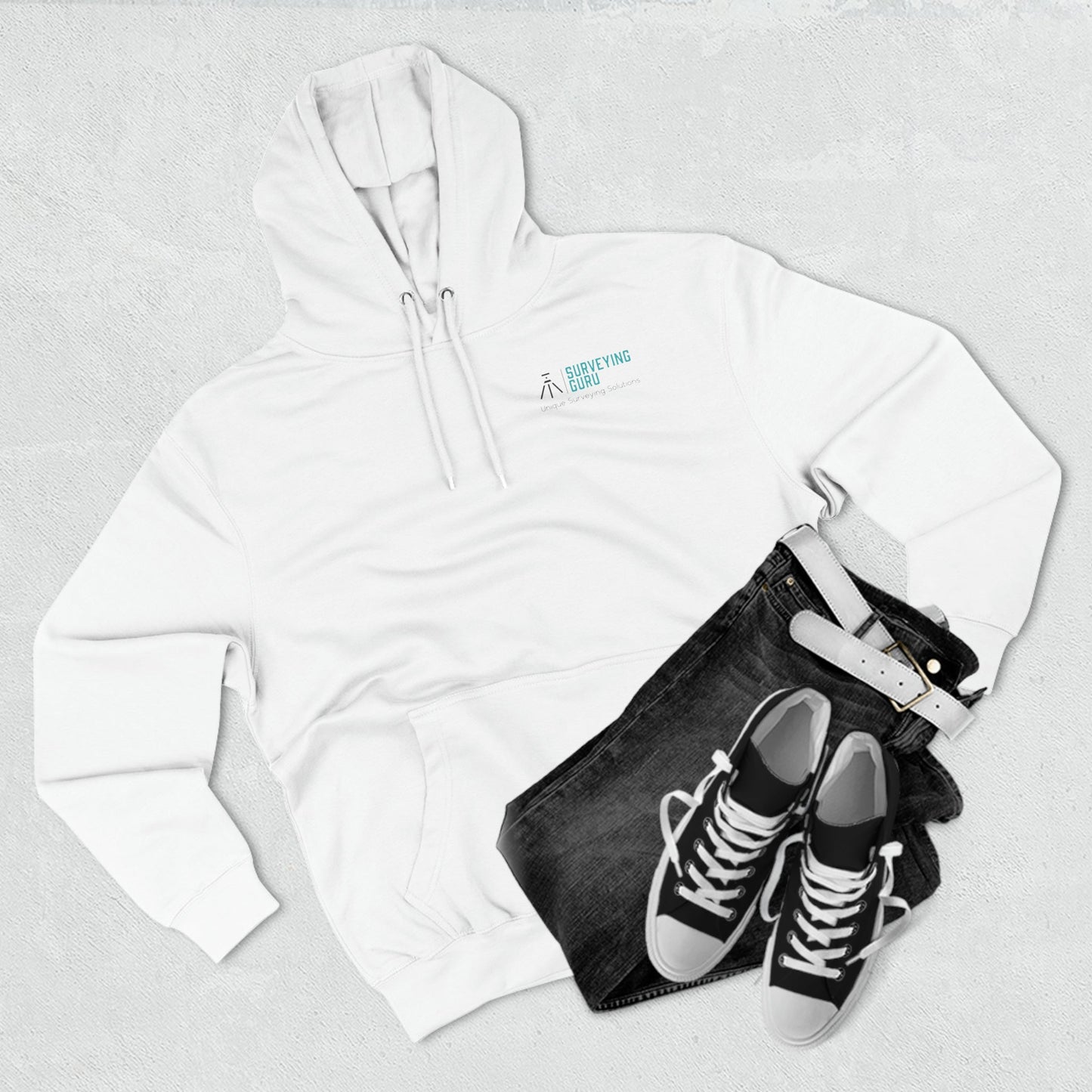 Three - Panel Fleece Hoodie - Surveying Guru by Sonoma Innovations, LLCThree - Panel Fleece HoodieSurveying Guru by Sonoma Innovations, LLCHoodie