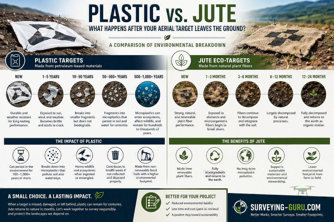 Plastic vs. Jute: What Happens After Your Aerial Target Leaves the Ground?